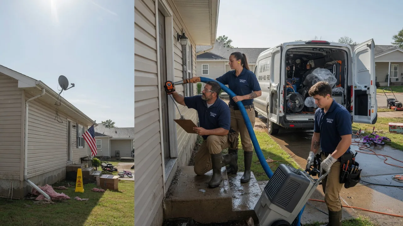 Ceiling Water Damage Restoration in Ebony, VA near me